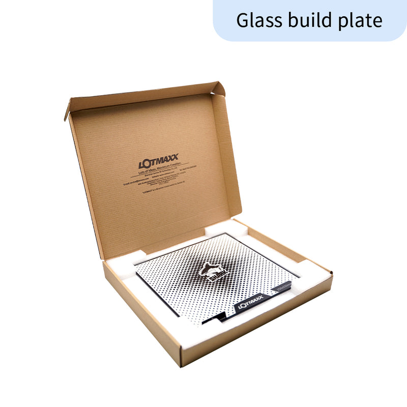 LOTMAXX Glass Build Plate for Shark V2 / V3 / V1  (250mm*250mm)