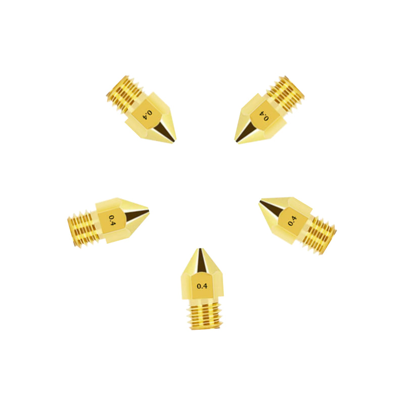 LOTMAXX 0.4mm Extruder Brass Nozzles Set of 5